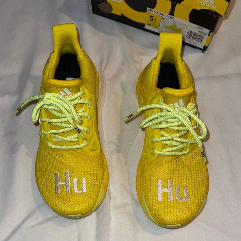 adidas x Pharrell x Solar Hu Glide Bright Yellow